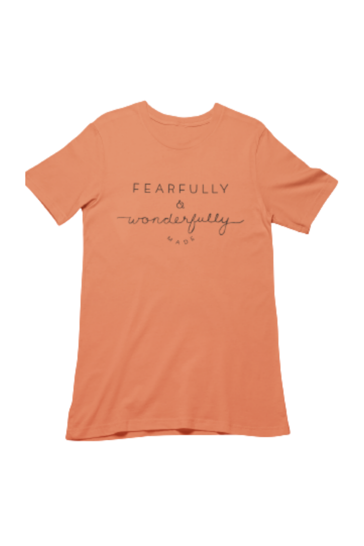 Fearfully and Wonderfully Made Coral T-Shirt